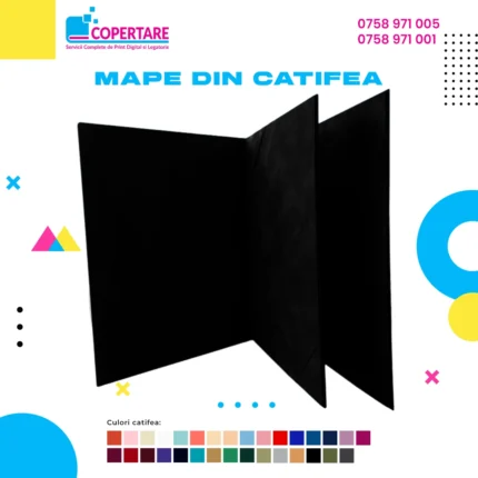 mape din catifea negru