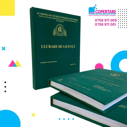 tipar lucrare licenta coperta hardcover catifea_forest