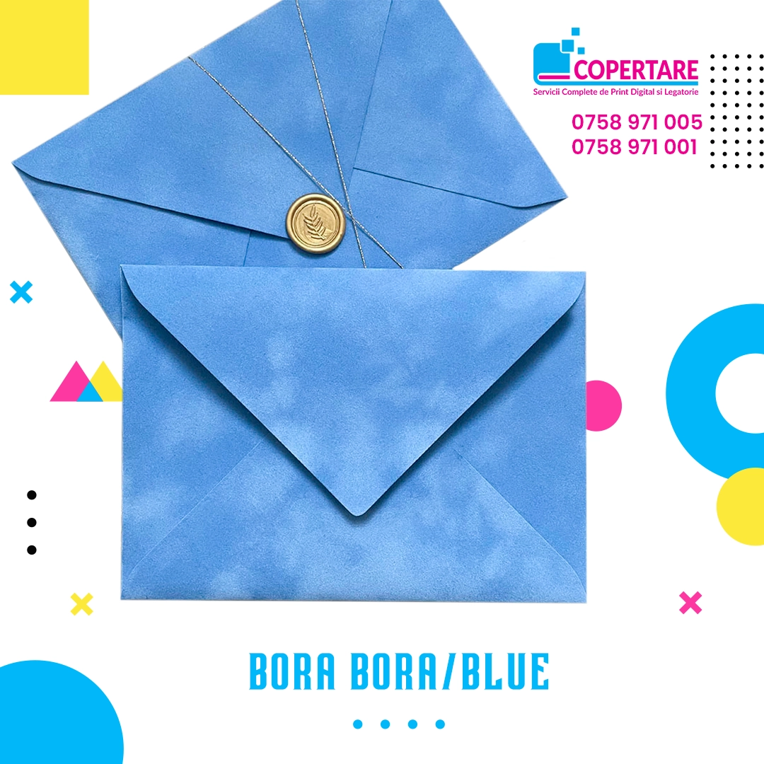 plicuri din catifea blue Plicuri din catifea blue - imagine 1