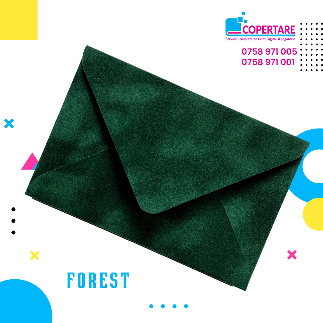 plicuri din catifea forest Plicuri din catifea forest - imagine 1