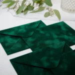 plicuri din catifea verde padure