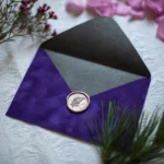 Plicuri din catifea mov - imagine 3