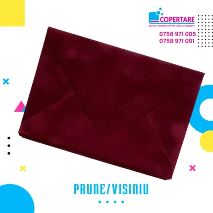 plicuri din catifea vişiniu